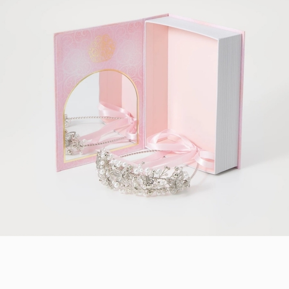 ALDO X WICKED REJOICIFY - Hair styling accessory butterfly pearl Glinda crown - Picture 2 of 3